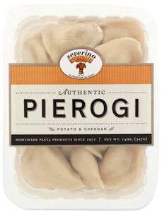 Picture of potato & cheddar pierogi